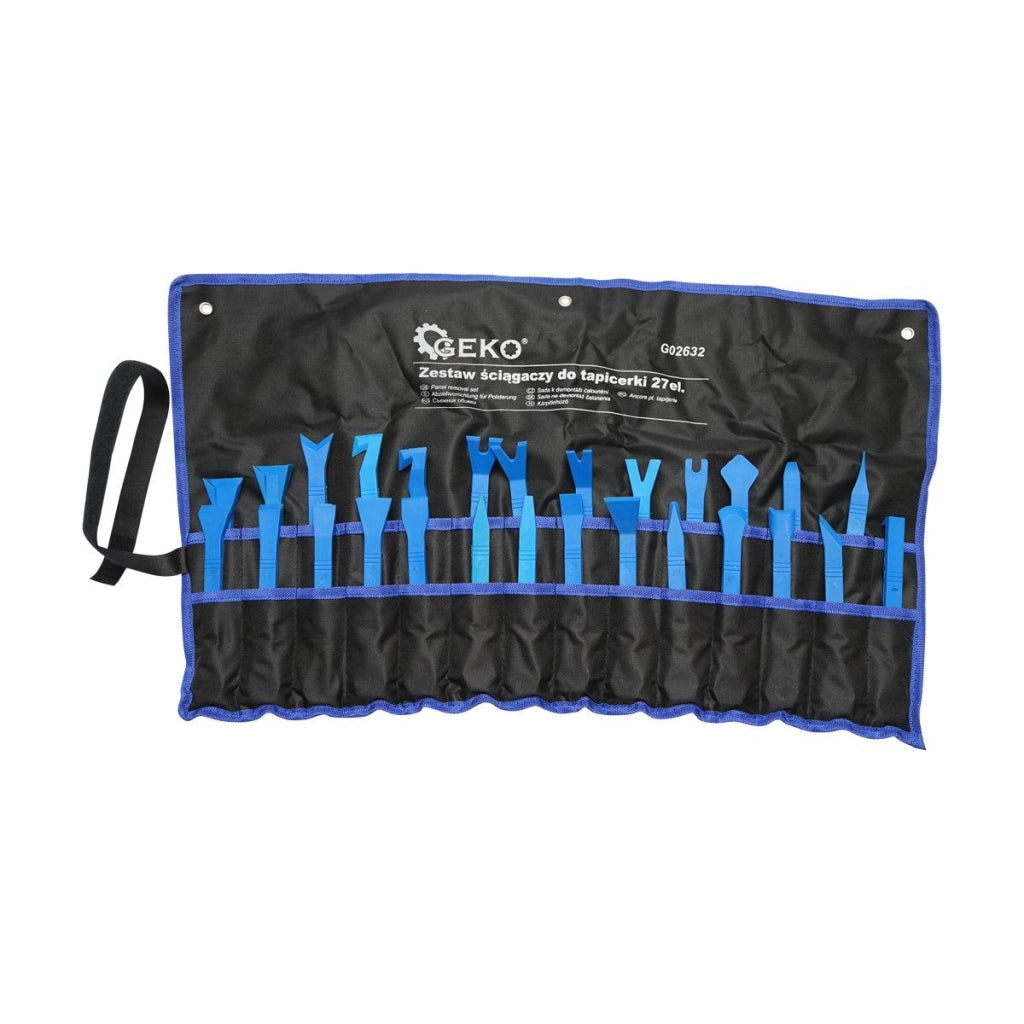 Kit smontaggio Plastiche Auto 27 pezzi Set di attrezzi per la rimozione di Rivestimenti Interni dell'auto Kit 27 Utensili di Smontaggio clip