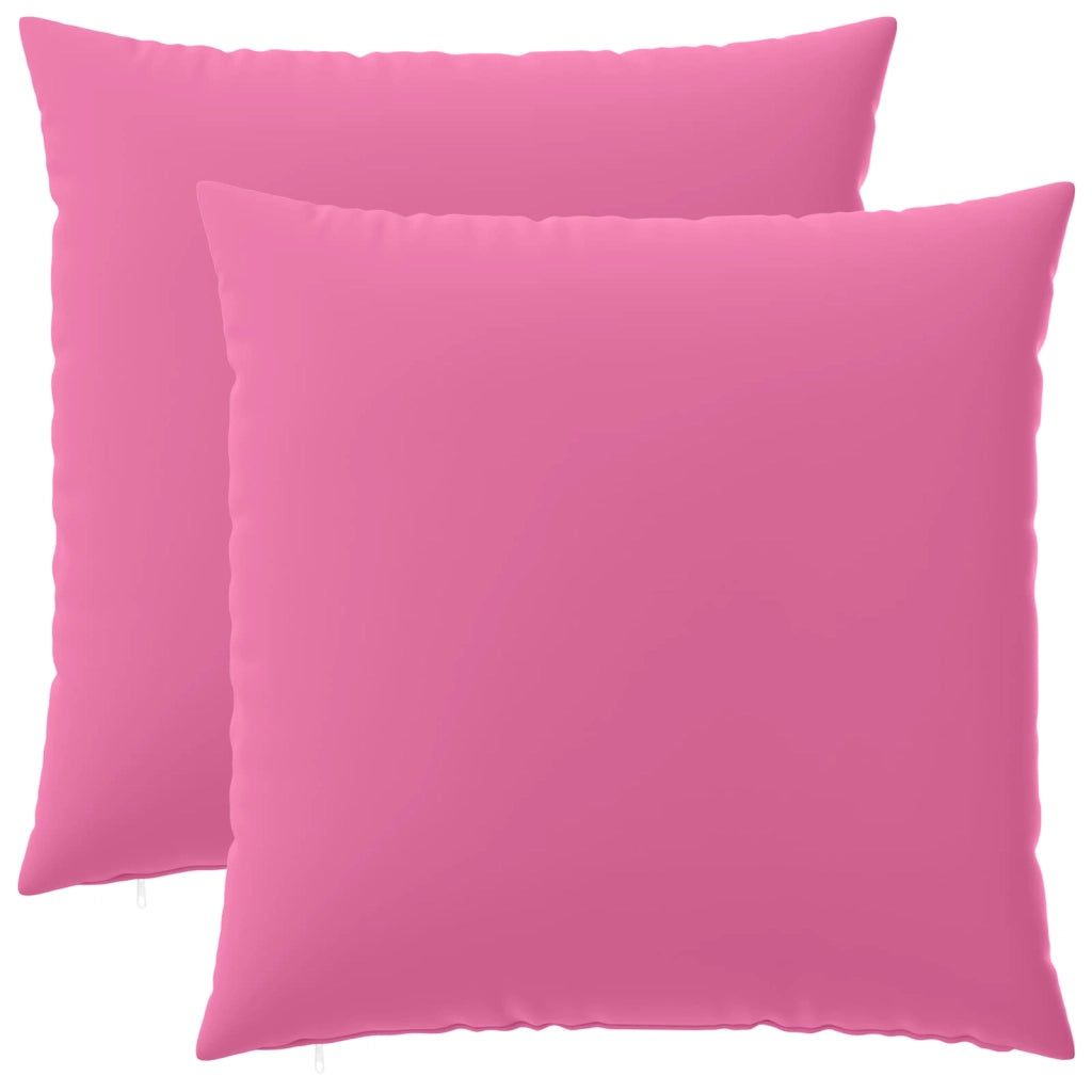 Cuscino con cuscino HEERLEN 2 pz Rosa Poliestere 927940