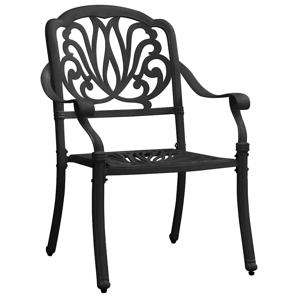 Set da Bistrot 3 pz in Alluminio Pressofuso Nero 3070578