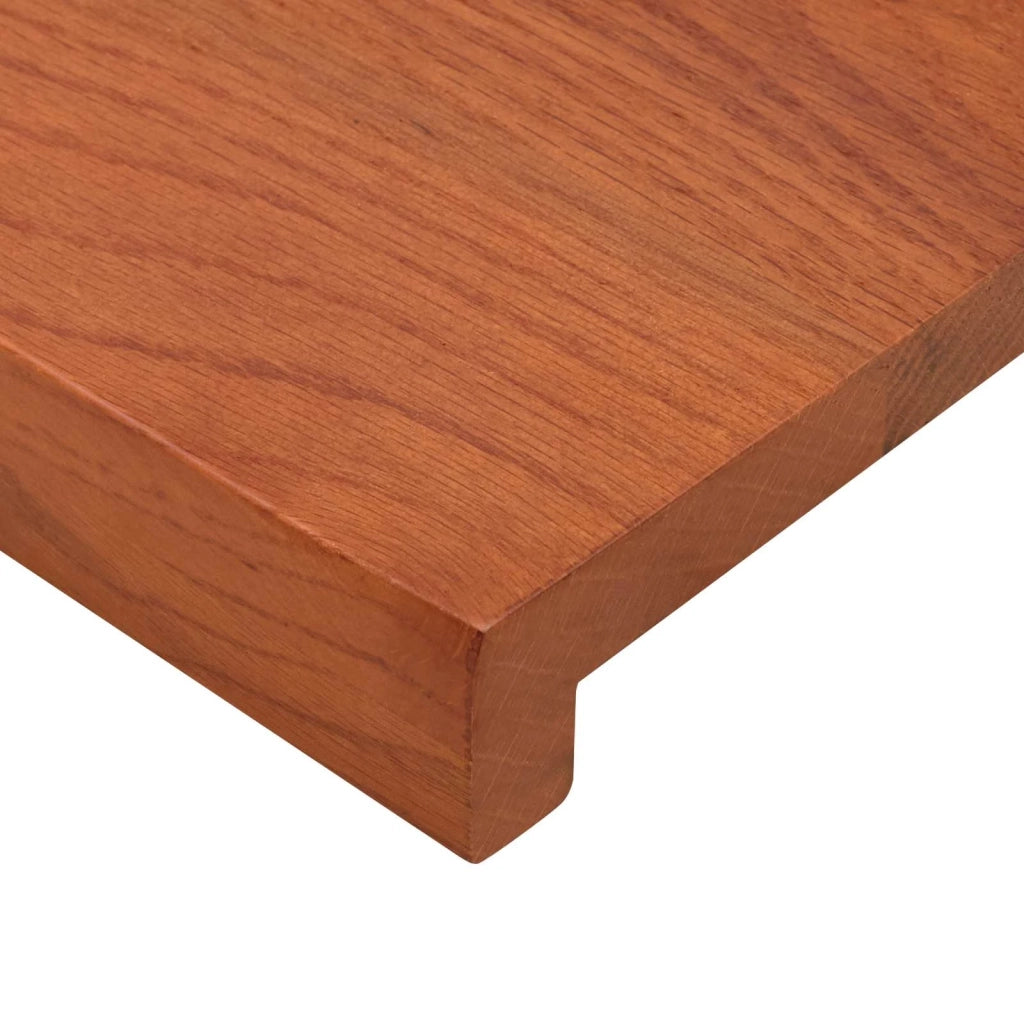 Gradini per Scale 4 pz 70 x 25 x 2 cm Marrone 3449321