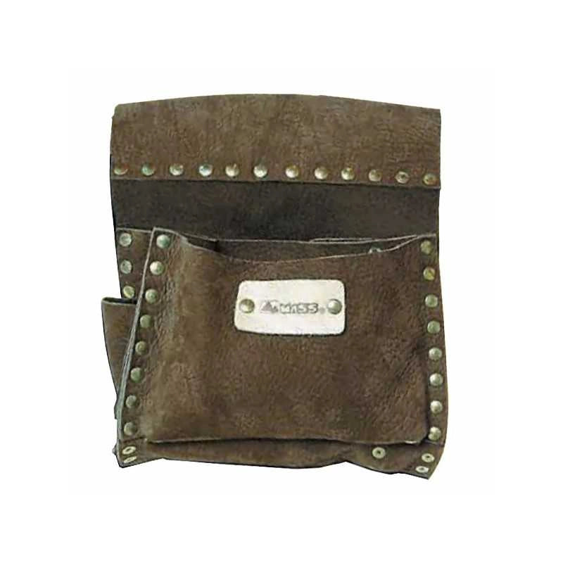 Borsa Carpentiere 3T Cuoio Borchie Mass