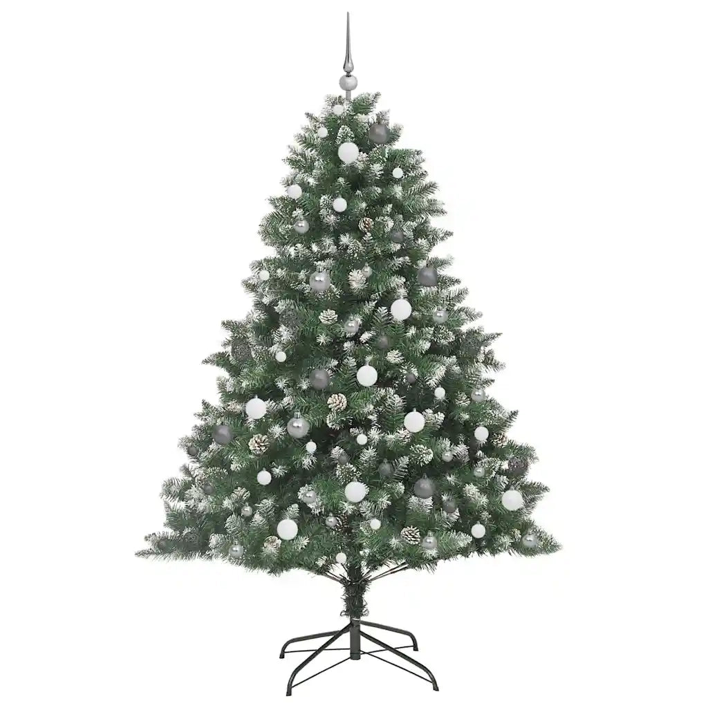 Albero di Natale artificiale con 300 LED Verde 210 cm