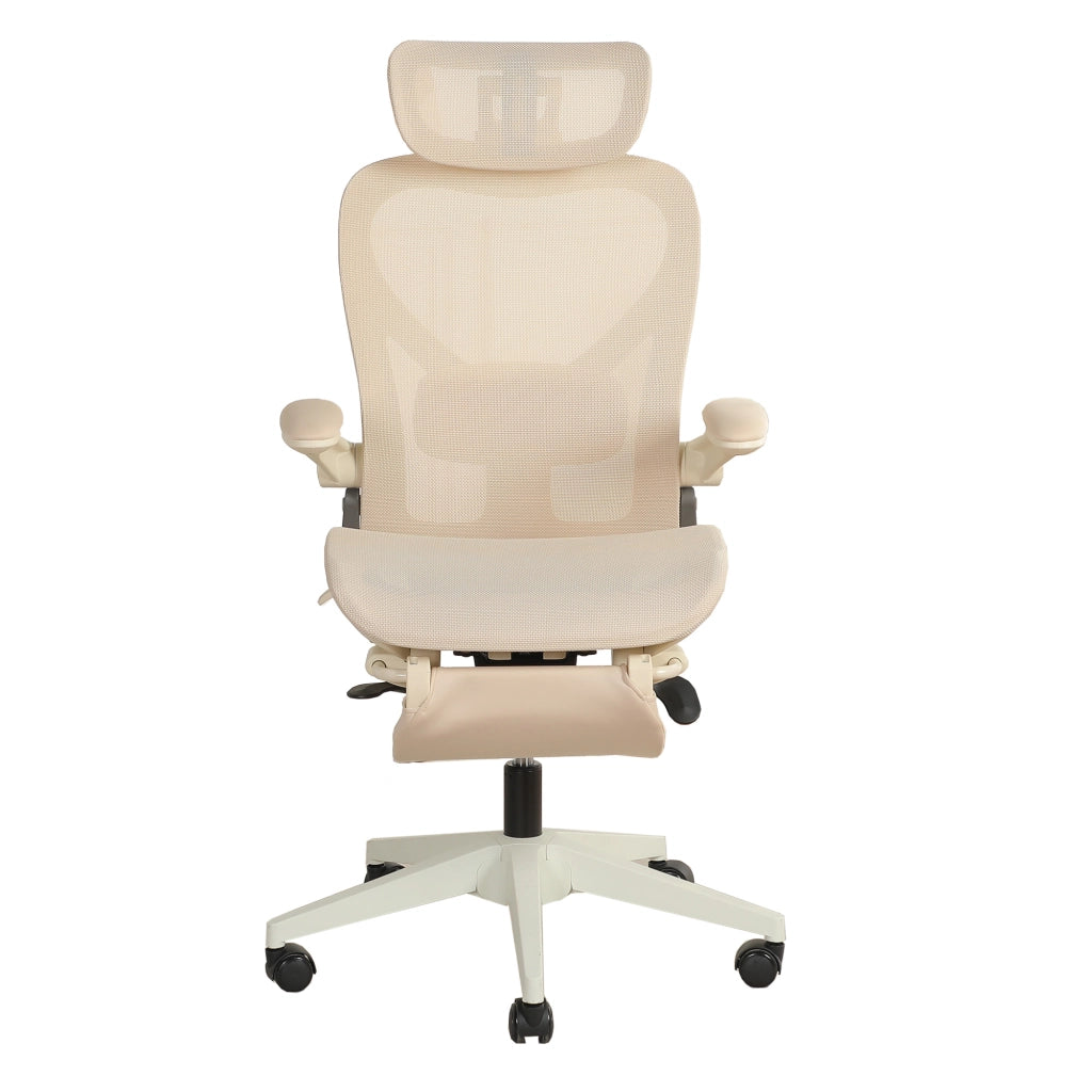 Sedia da ufficio ergonomica pieghevole ¨C Xylo ¨C crema