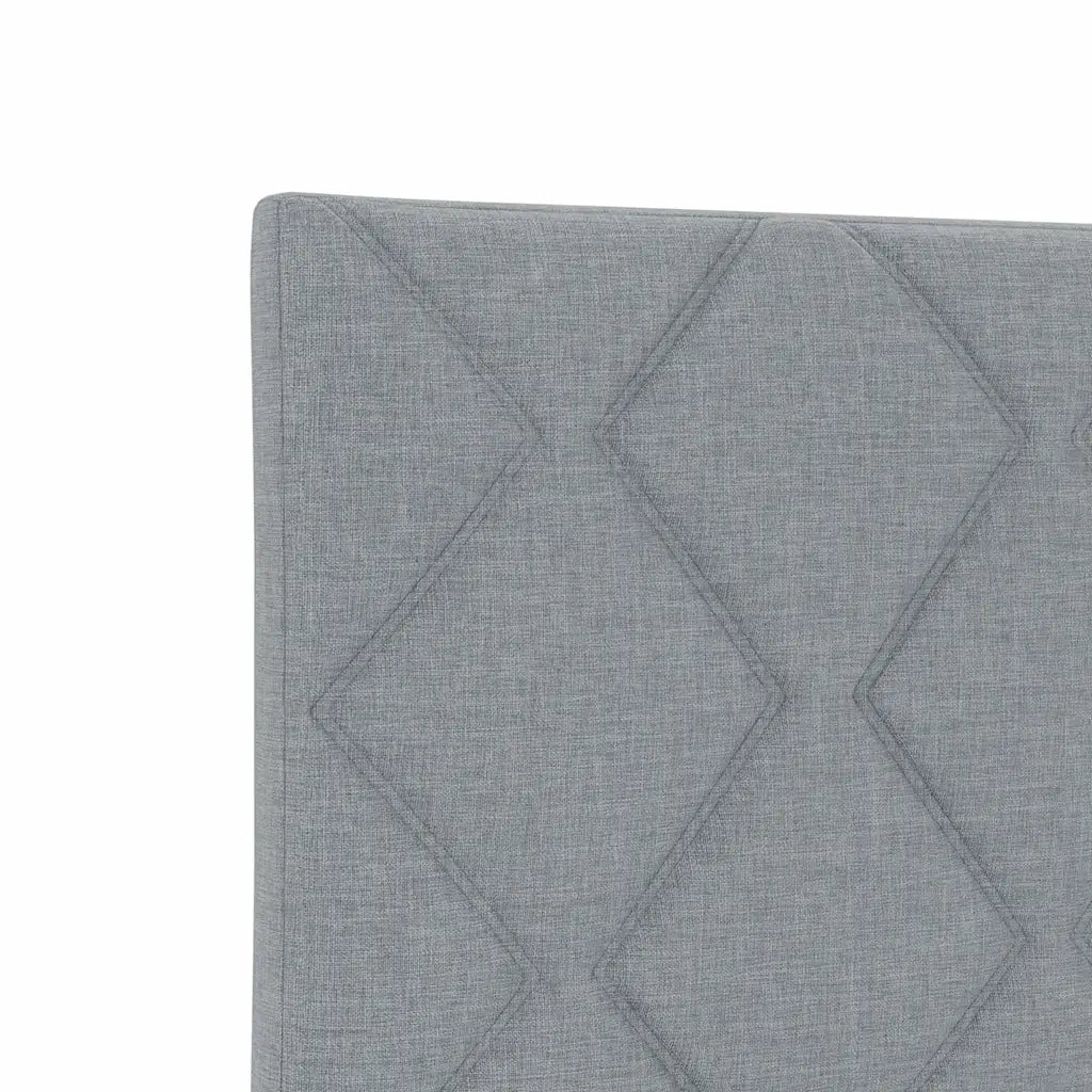 Testiera | Testata Grigio chiaro 100 cm Tessuto