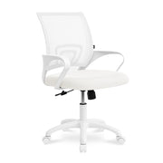 Sedia da ufficio ergonomica girevole bianca - Happy - SU08HAPP