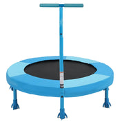 Trampolino per bambini, diametro 91 cm, blu