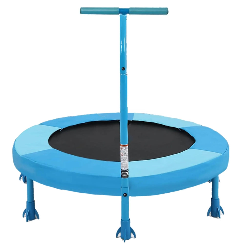 Trampolino per bambini, diametro 91 cm, blu