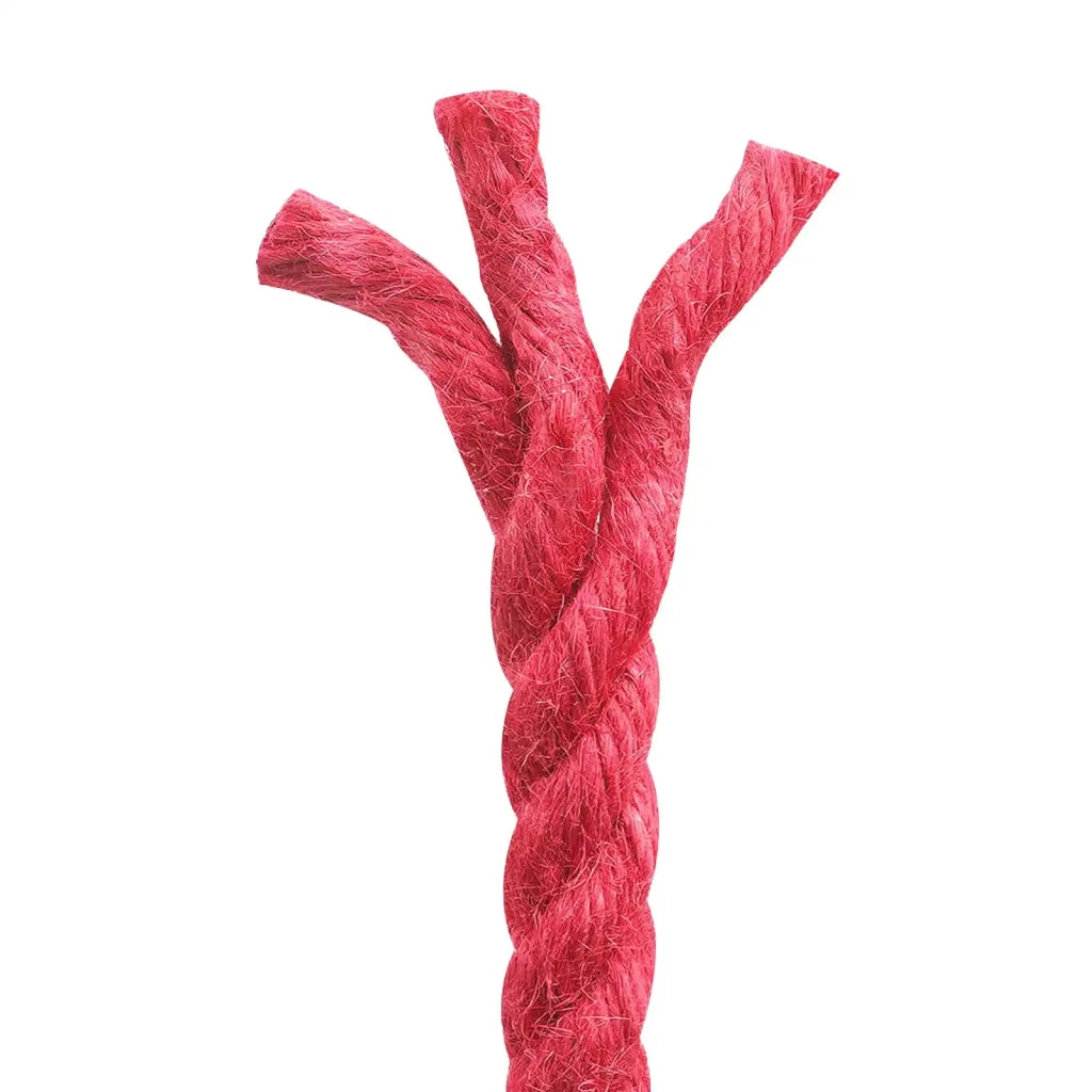Corda di Juta 10 mm Rosso 100% juta Tossa 42011714