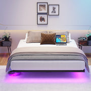 letto a sospensione metallo nero 120 x 200 cm