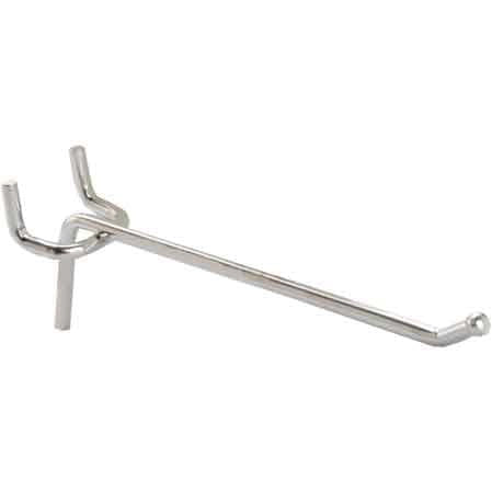 GANCIO PER PANNELLO FORATO TIPO 'SEMPLICE' 20 cm - 100 pezzi