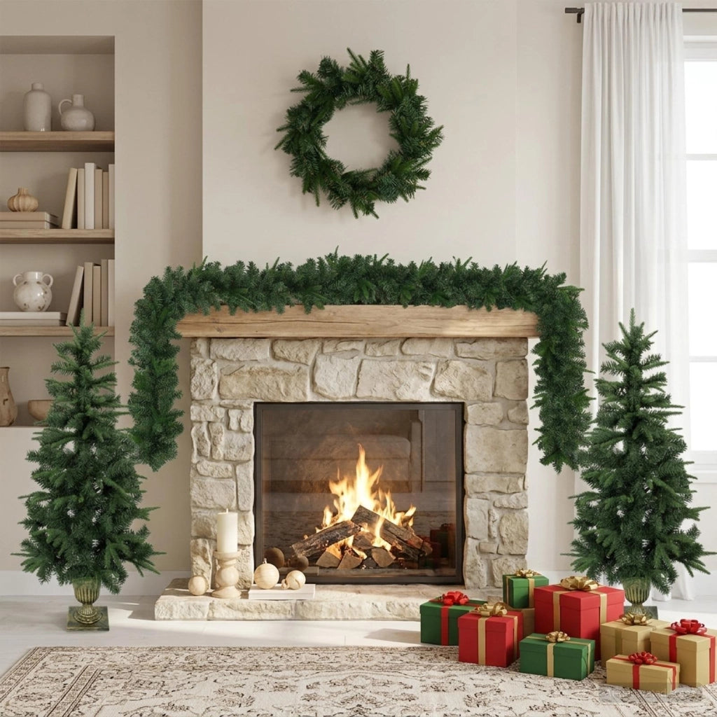 Albero di Natale Mini 120 cm PVC e PE Verde 3468449