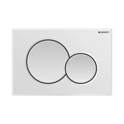 PLACCA BIANCA SIGMA 2 TASTI PER CASSETTA UNICA