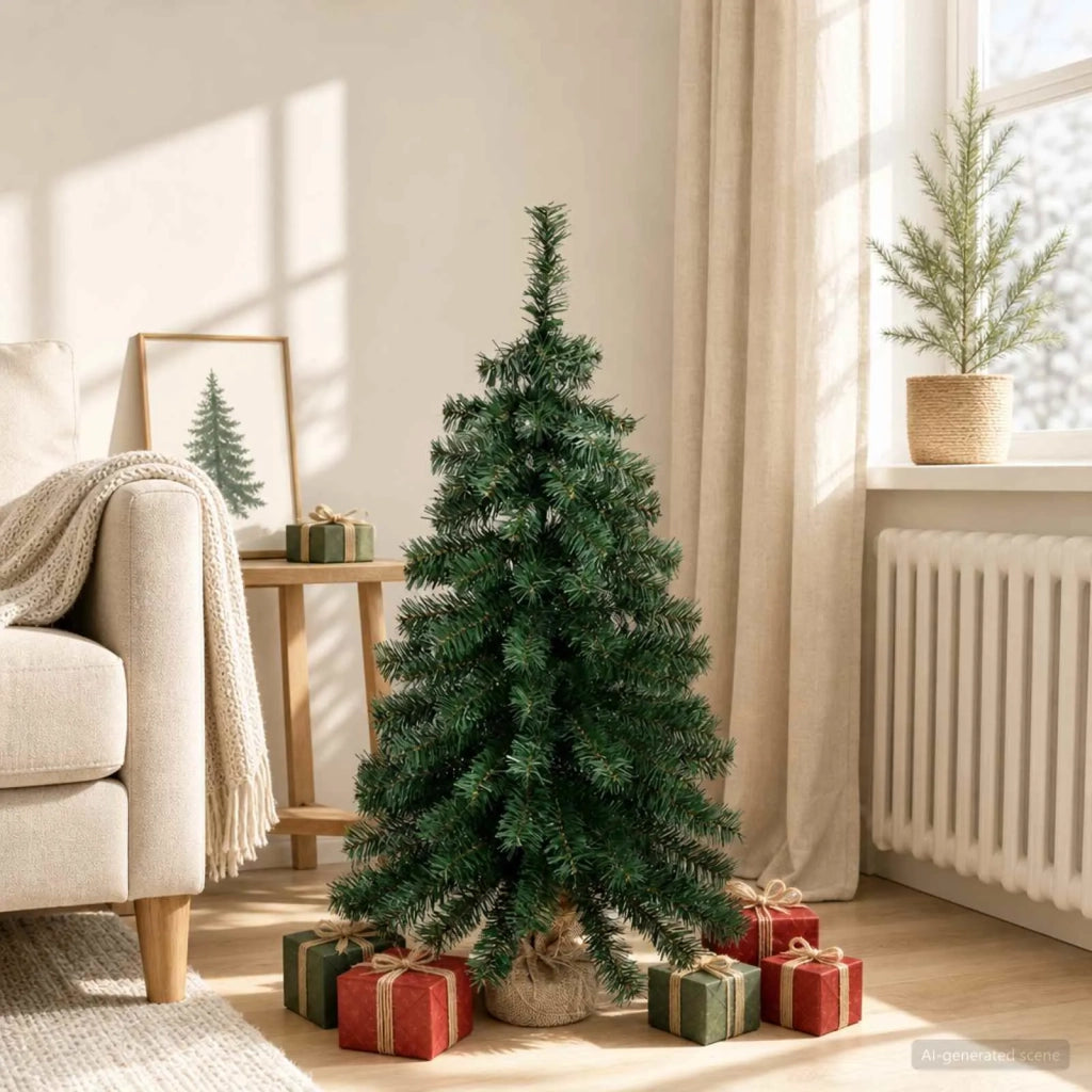 Albero di Natale Mini 90 cm PVC Verde 42056928