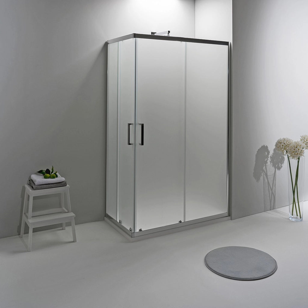 BOX DOCCIA ELITE ANGOLARE 70x100 CM SCORREVOLE OPACO