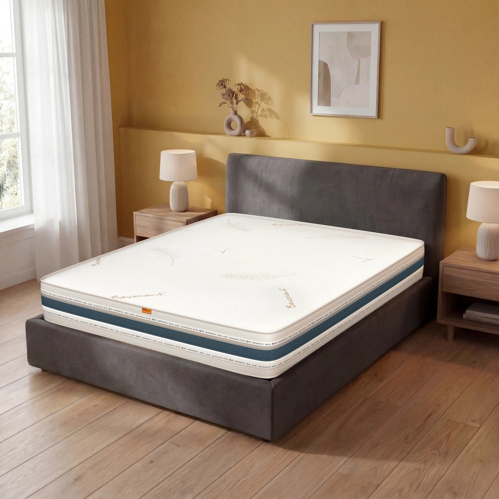 Materasso 80x190, Alto 30 cm - Singolo, Memory, Sfoderabile, in Bayscent | Cabrio