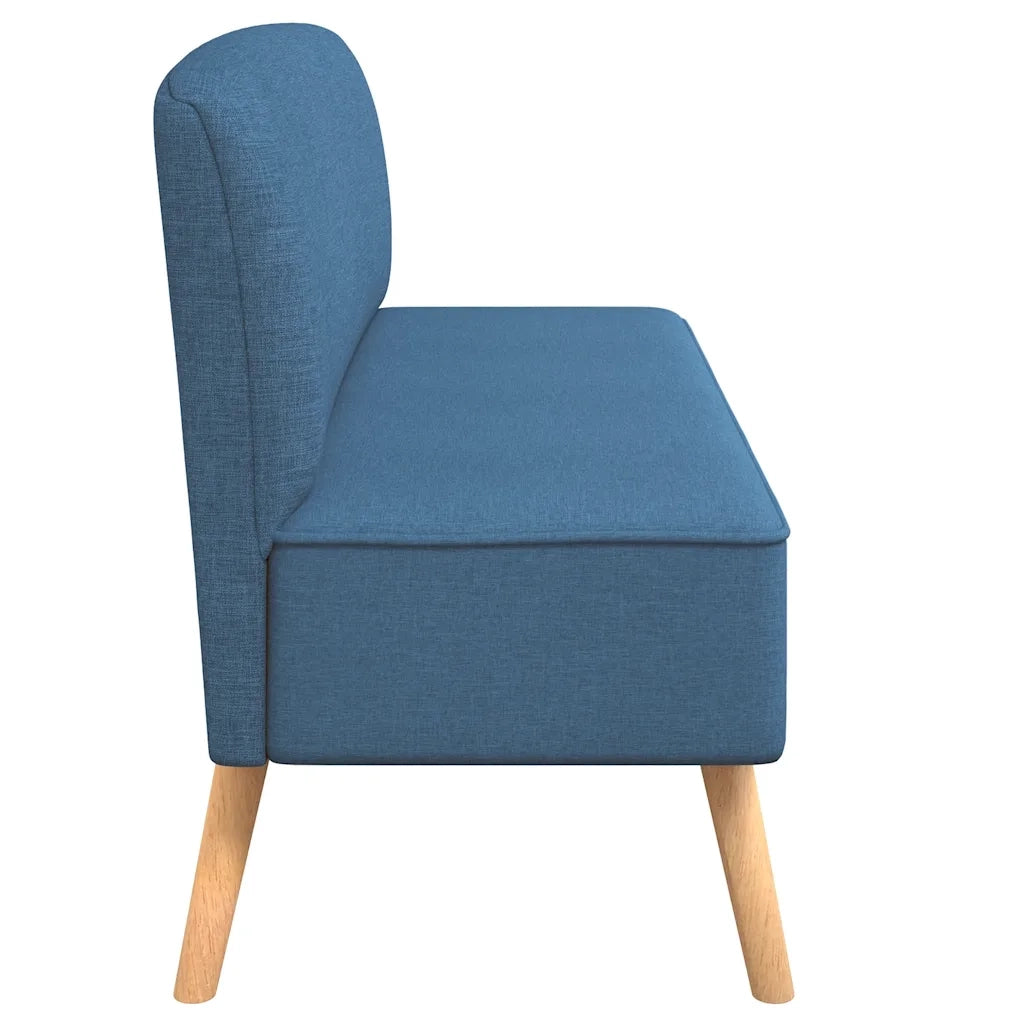 Divano in Tessuto 117x55,5x77 cm Blu 244072