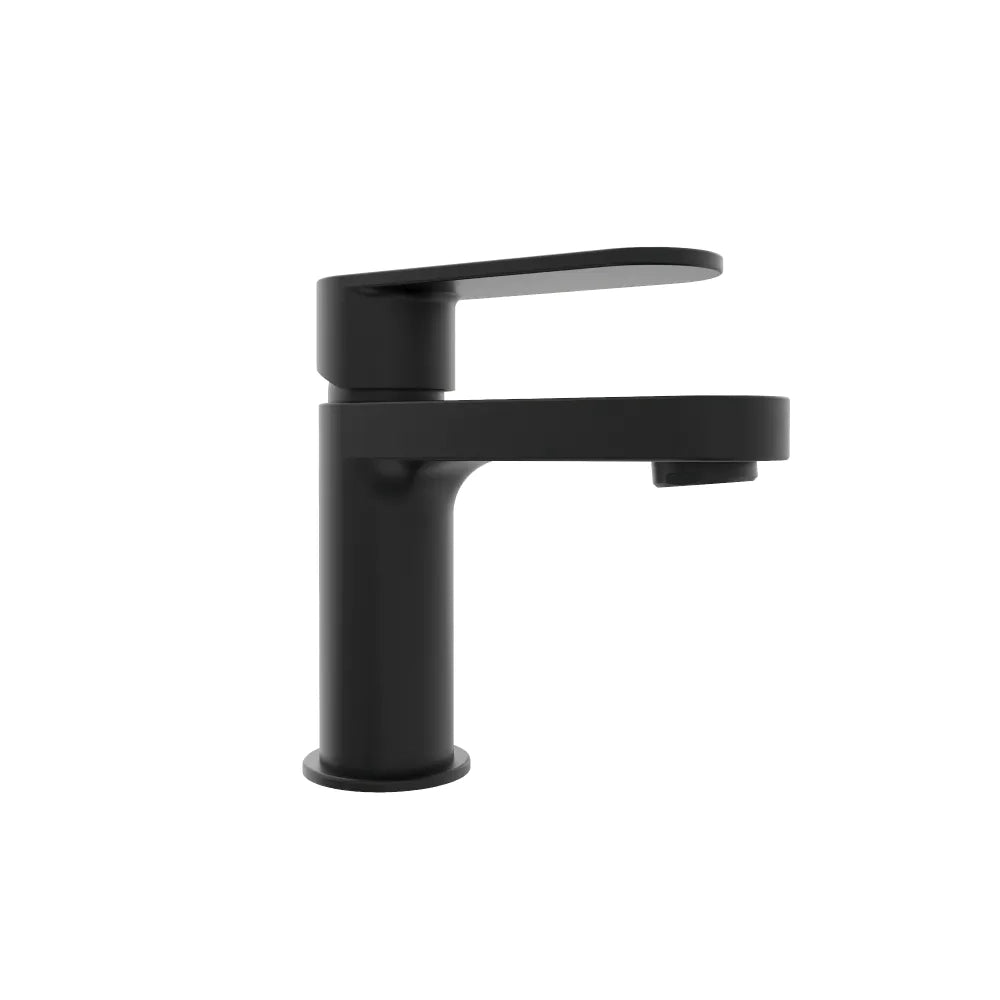 Set miscelatori lavabo 13cm bidet miscelatore esterno vasca nero opaco | Margot