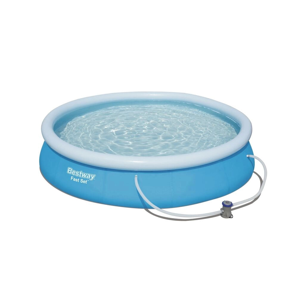 BESTWAY FAST SET PISCINA GONFIABILE FUORI TERRA CON POMPA E FILTRO 366 X 76 CM