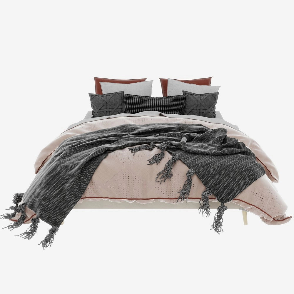 Letto Imbottito in Velluto ¨C Xylo ¨C Beige 160x200
