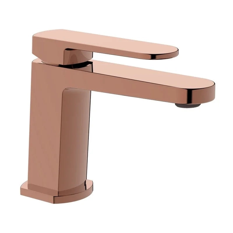 Miscelatore lavabo rame lucido con piletta click clack - serie Venere