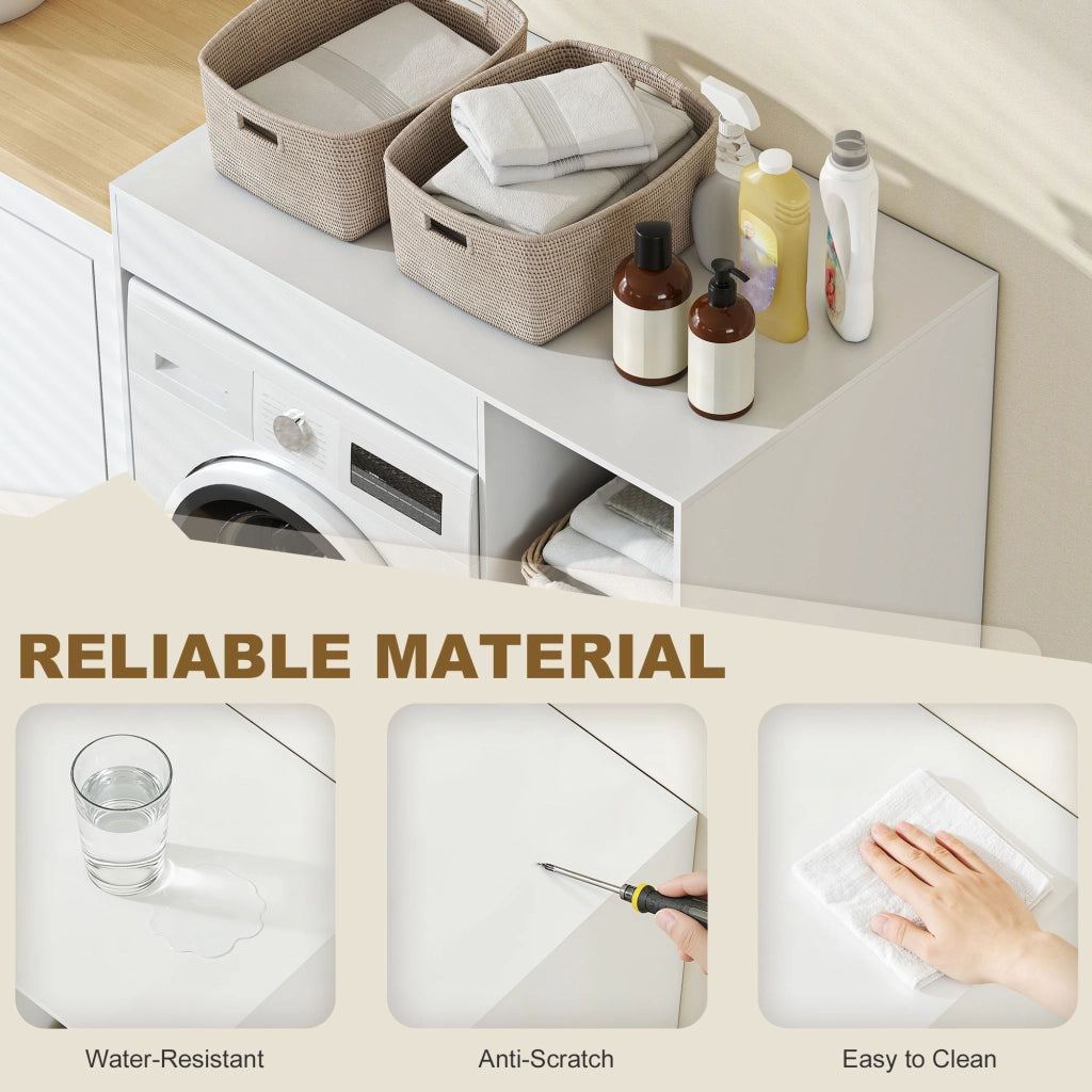Mobile Lavatrice ¨C Xylo ¨C Bianco 60x60x30 cm