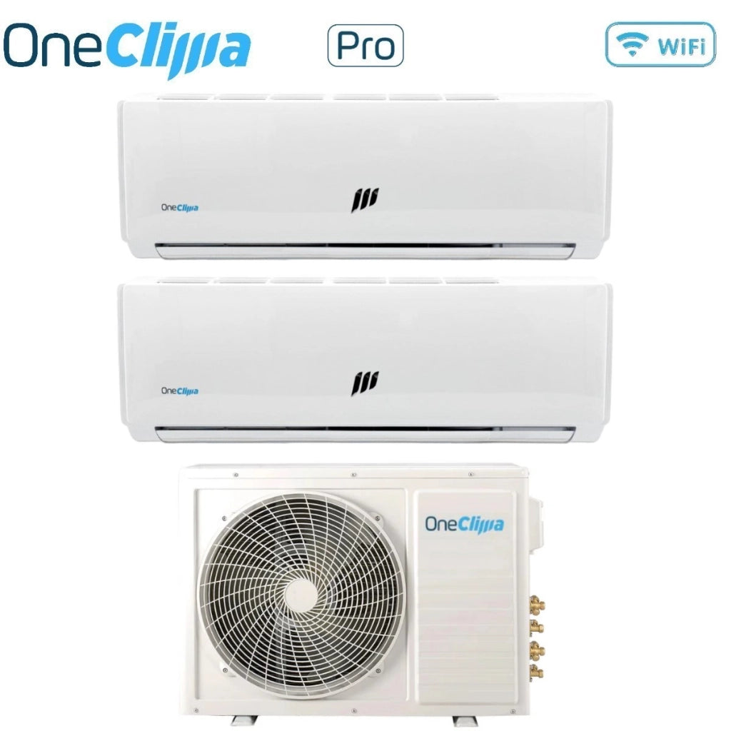 Condizionatore Dual Split OneClima Pro 9+12 con MLT27x3/Y24 R-32 Wi-Fi Optional