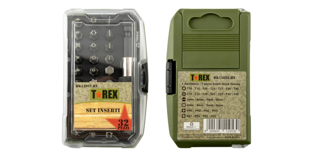 ASSORTIMENTO INSERTI DA 32PZ DI ORECA