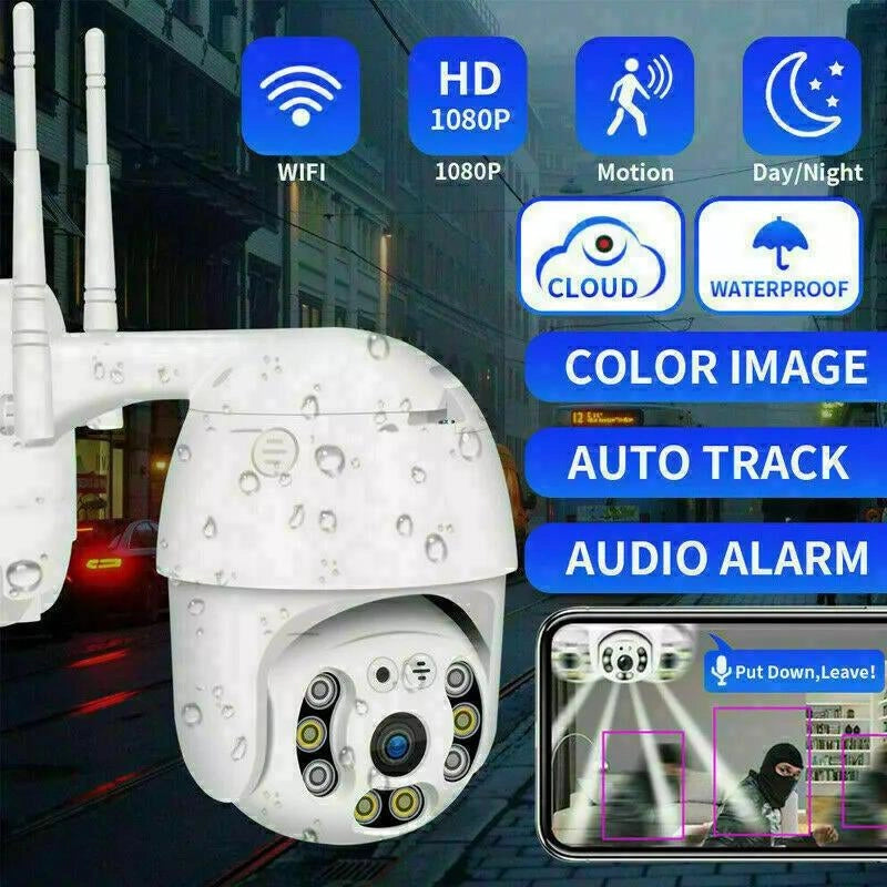 TELECAMERA ESTERNA ICSEE CAM PTZ WIFI CAMERA WIRELESS ESTERNO SMART SPEED ZOOM