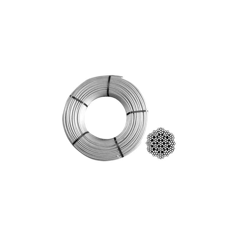 FUNE ZINCATA COMMERCIALE Ø 3 mm - rotolo 100 mt
