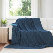 Coperte da Pile 6 pcs Blu navy 220 x 240 cm Panno 42016807