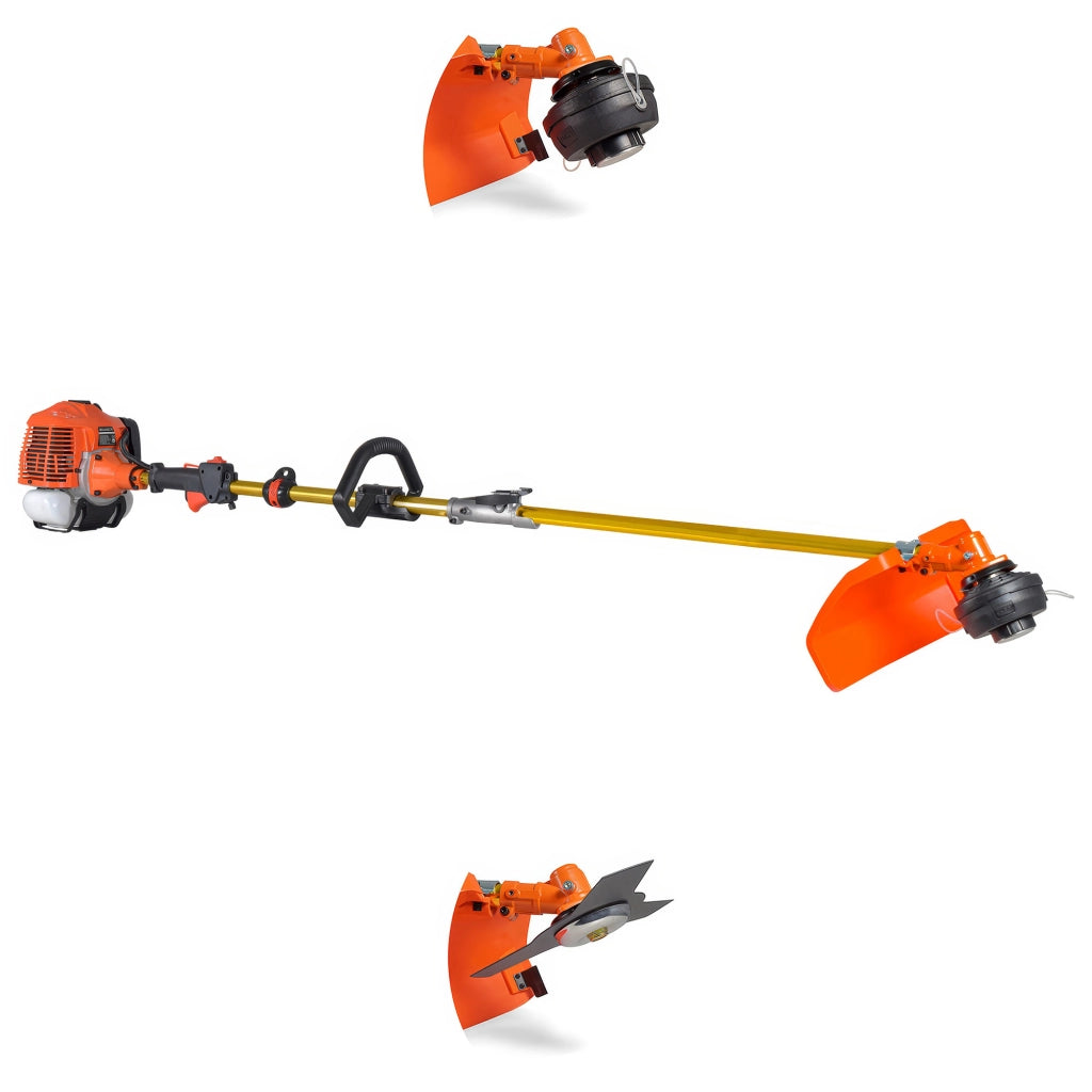 Monster 620 - Decespugliatore Multifunzione a scoppio 2 in 1 Motore 2 Tempi con 1 Disco 3T e Tesina batti e vai