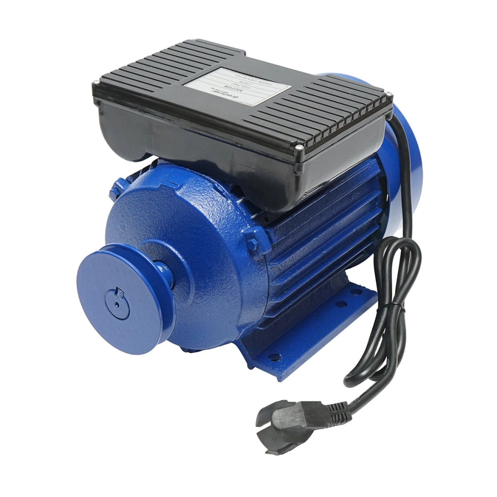Motore elettrico monofase 1,1KW, 220V con protezione termica, statore 130x90mm Breckner Germany