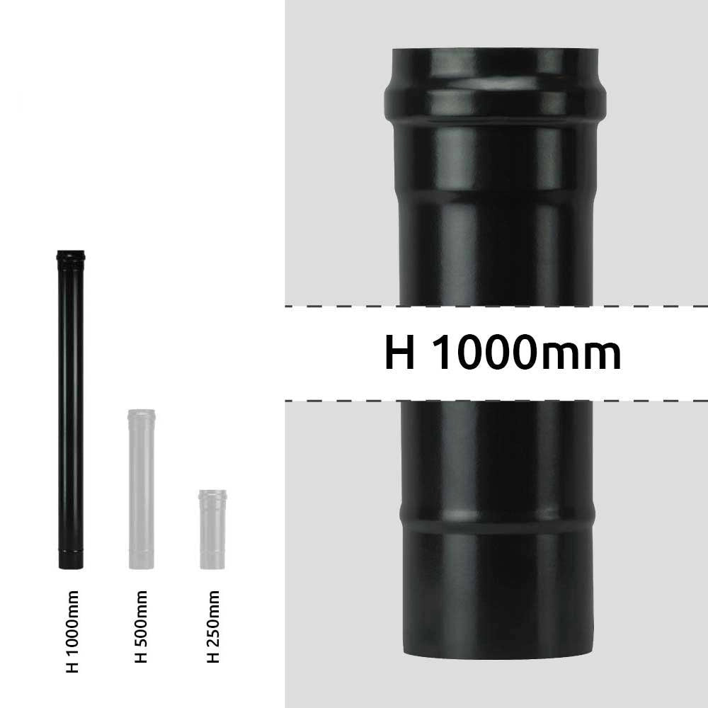 TUBO PER STUFE A PELLET 'LIGHT' Ø 80x1000 mm - SAVE