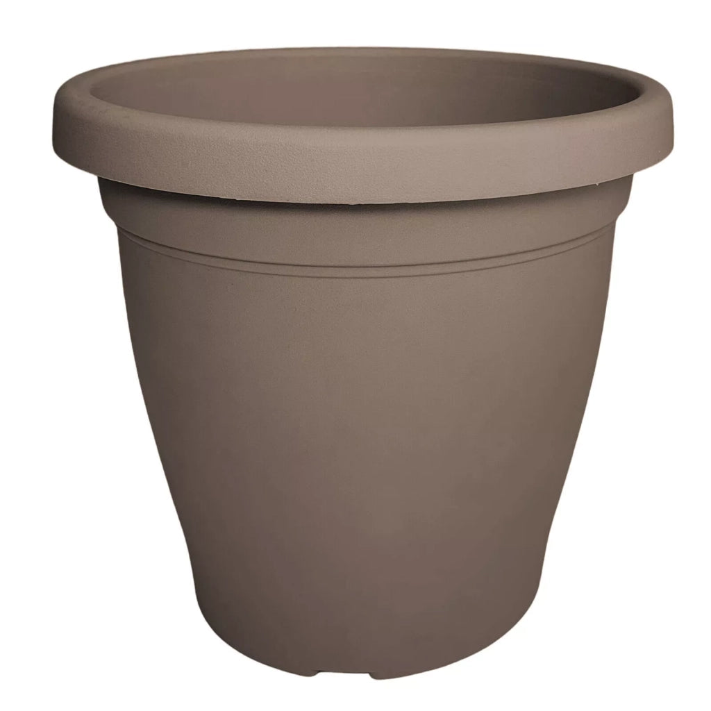 VASO 'VERONA' Ø cm 20x16,5h - colore avana