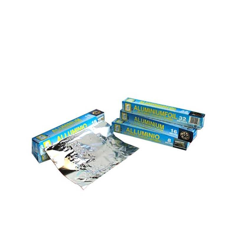 Pellicola Alimenti Alluminio m 16 h 0,28 Asso