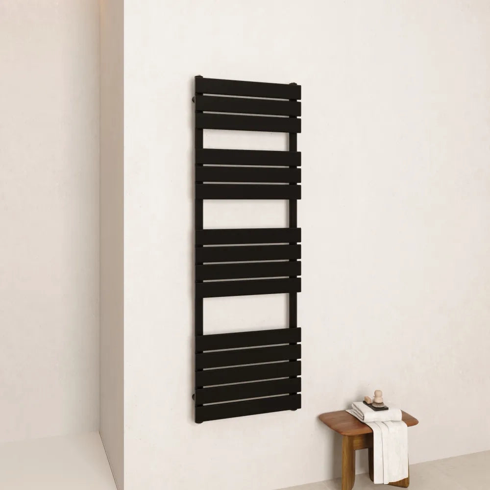 Termoarredo idraulico 1550x550 nero opaco interasse 500 | Andromeda