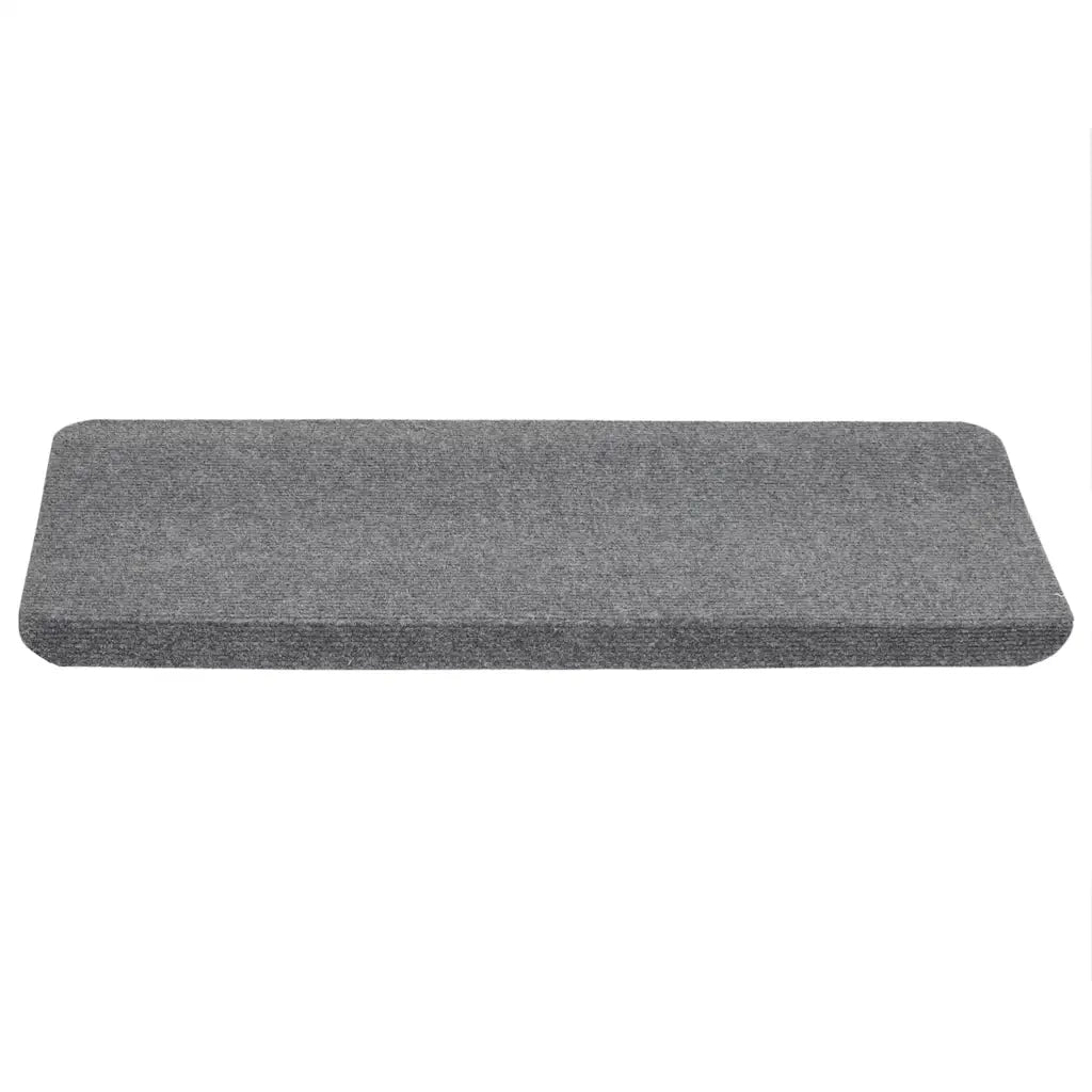 Tappetini Autoadesivi per Scale 30 pz | Gradini per Scale Grigi 65x24,5x3,5 cm