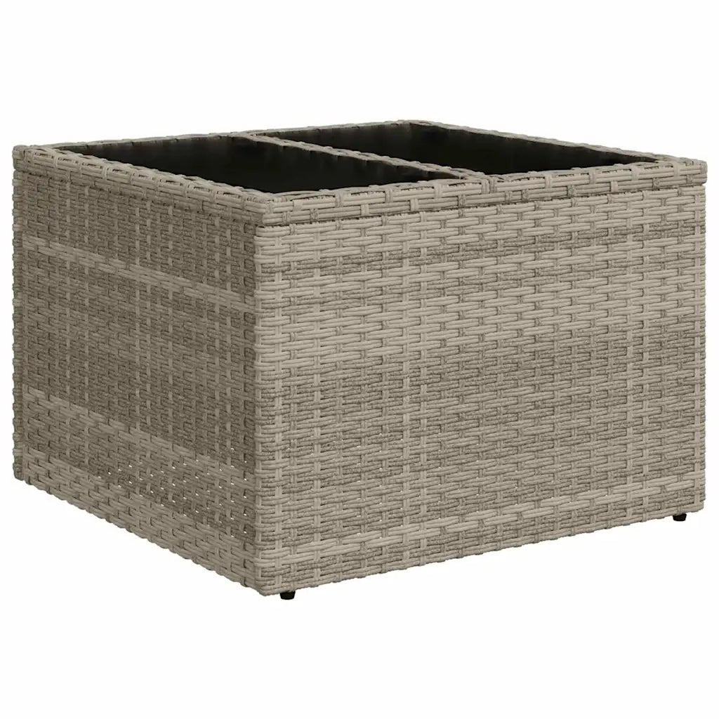 Set Divano da Giardino 9 pcs Grigio chiaro polyrattan 3347002