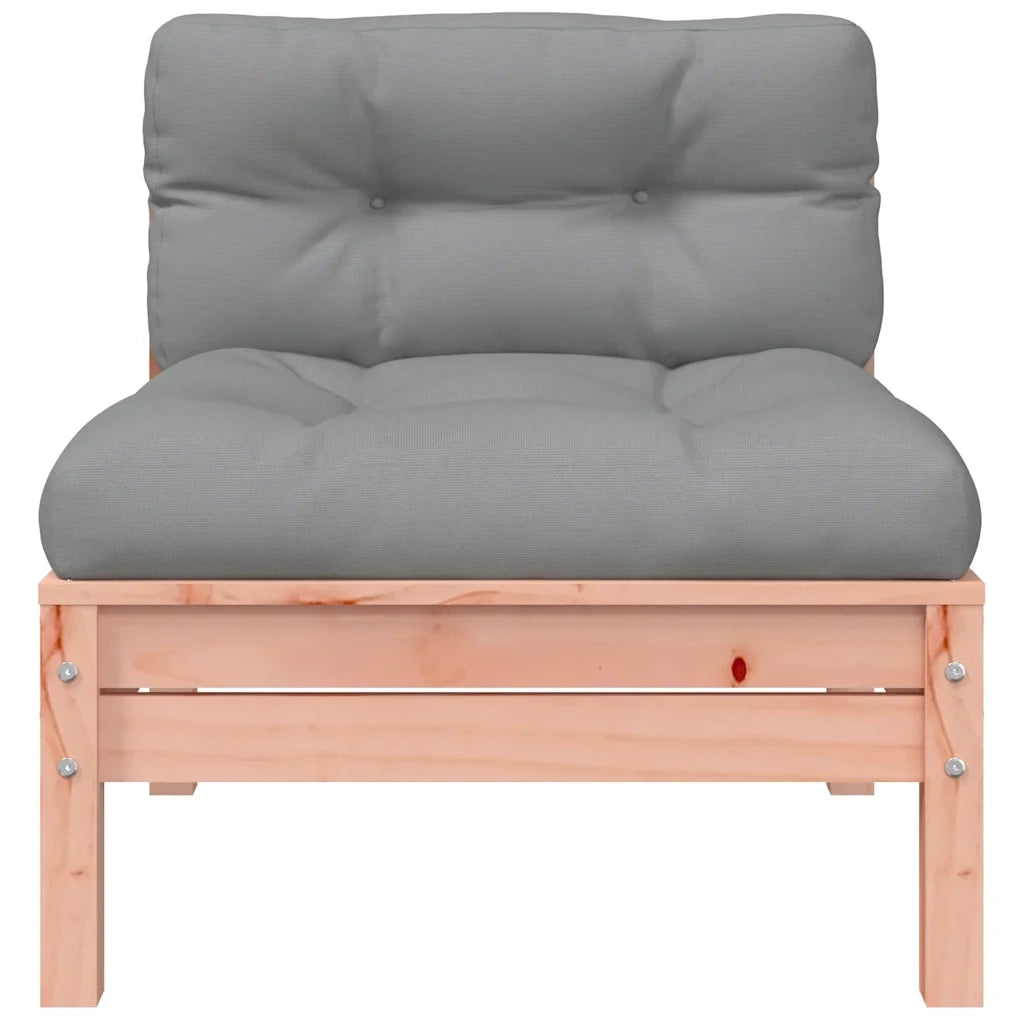 Divani Giardino Senza Braccioli con Cuscini 2 pz Legno Douglas 838163