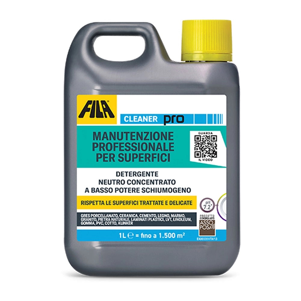 Fila cleaner pro 1 l detergente neutro concentrato pavimenti marmo gres