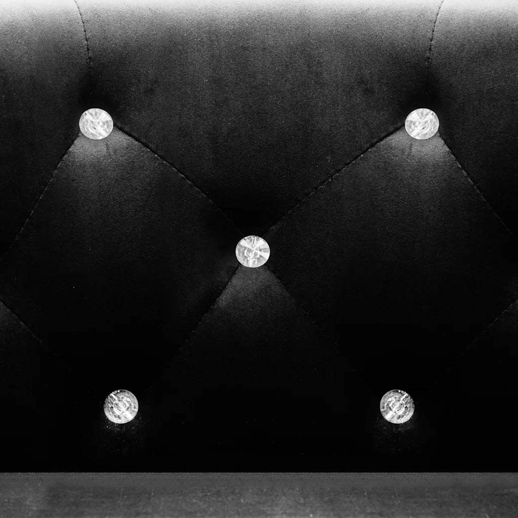 Poltrona Nera in Velluto 247007