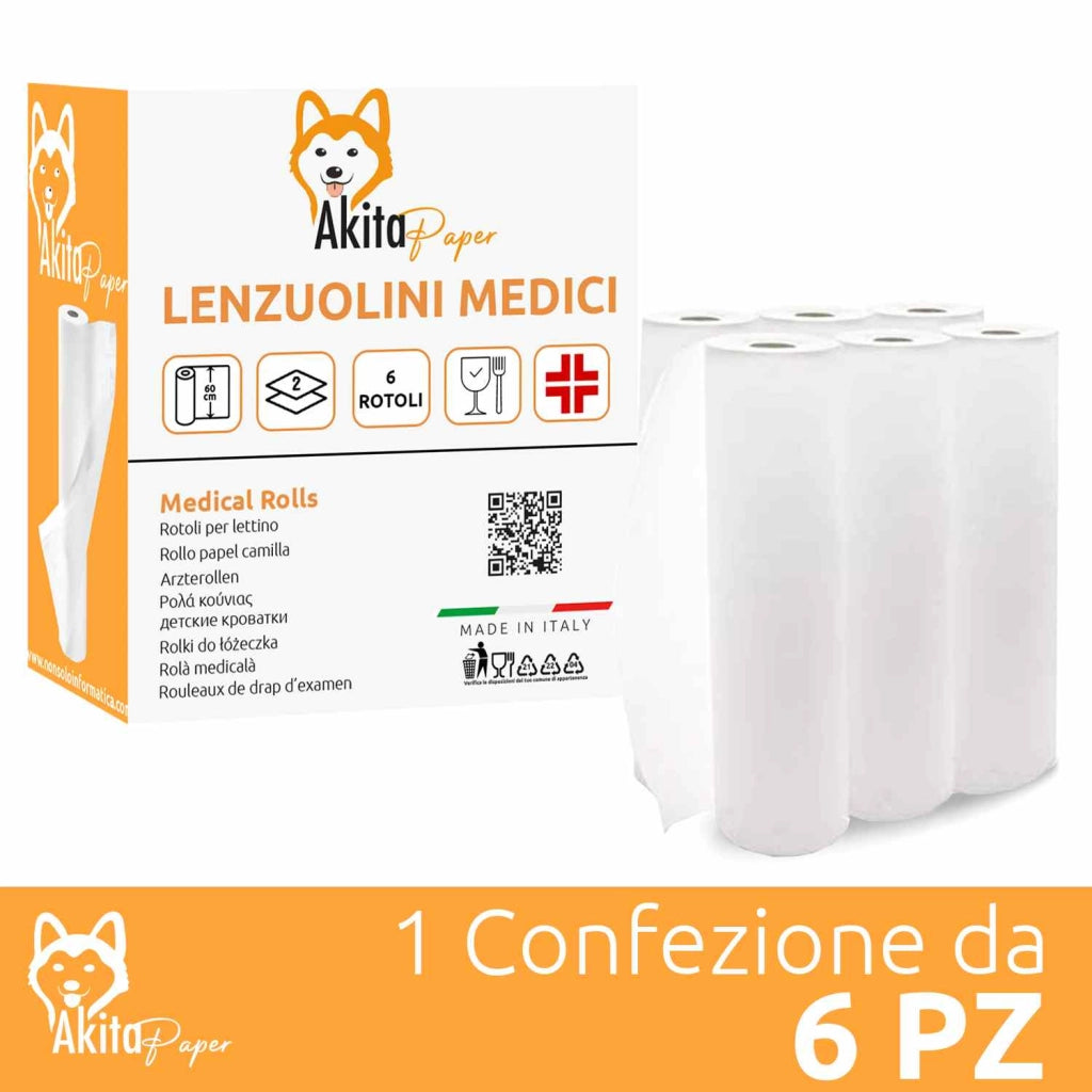 Akitaink Rotolo Carta Lettino per Estetiste e Ambulatori